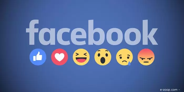 A marca do Facebook sobre fundo azul tendo os emojis da rede social logo a baixo, ilustra nosso artigo sobre: Pequenos anunciantes do Facebook tem prejuízos causados por bloqueios da Inteligência Artificial .