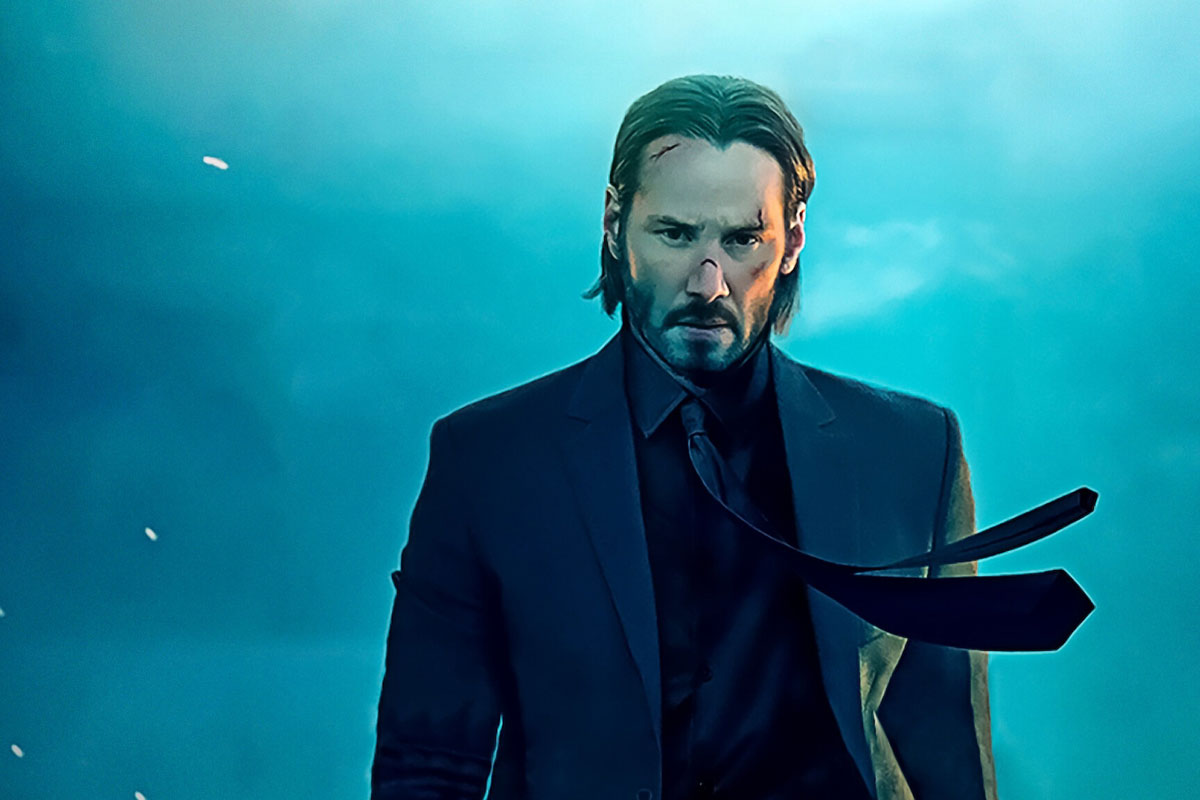 Keanu Reeves como John Wick.