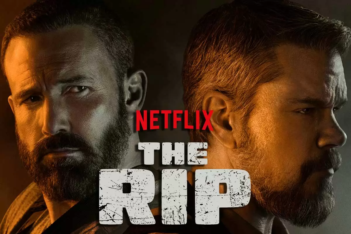 Ben Aflek e Matt Damon no filme THE RIP nova produção da Netflix. Imagem: Divulgação.