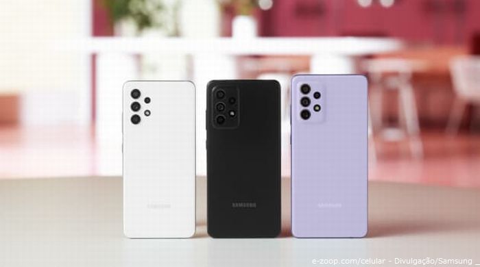 Novos smartphones Galaxy A52, A52 5G e A72 da Samsung