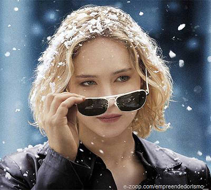Jennifer Lawrence no filme Joy: o nome do sucesso, de 2015.