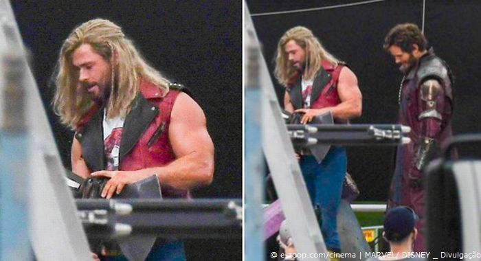 Novo visual de Thor e Star-Lord