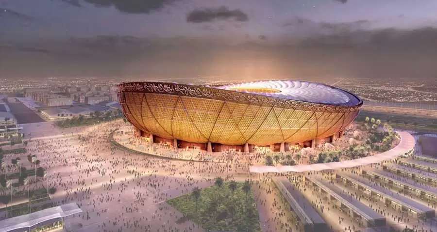 Estádios da Copa do Mundo no Catar 2022.  