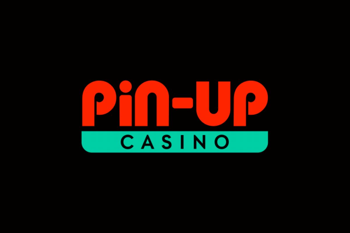 A marca PinUp Casino em fundo preto.