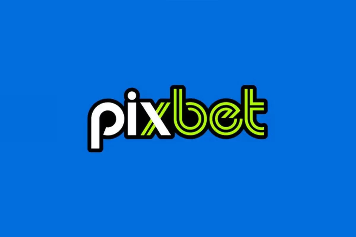 A marca da Pixbet sobre fundo azul ilustra nosso artigo sobre: Pixbet - apostas esportivas a dinheiro real e cassino online no Brasil.