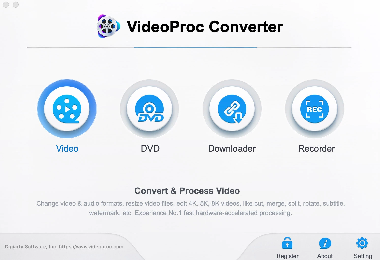 Downloader do VideoProc Converter