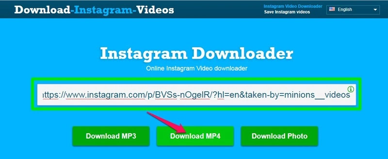 baixar vídeos do Instagram  com ferramentas online