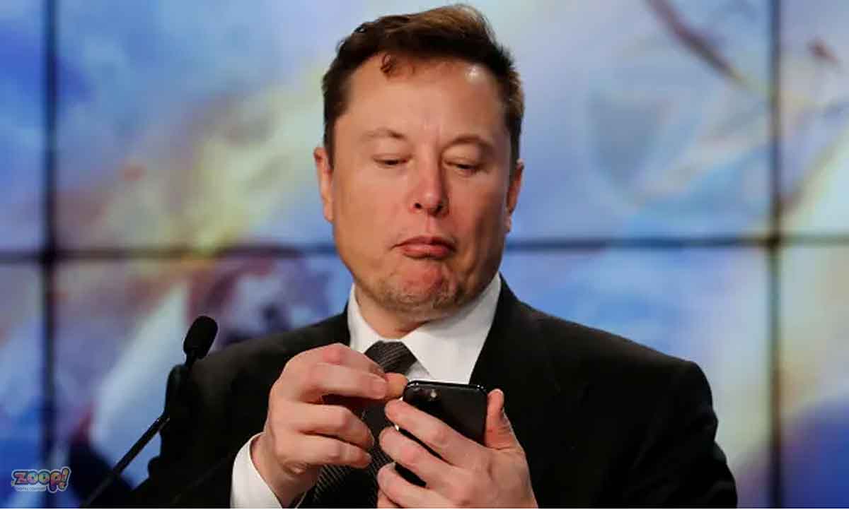 Elon Musk mandando mais um dos seus incontáveis Tweets.