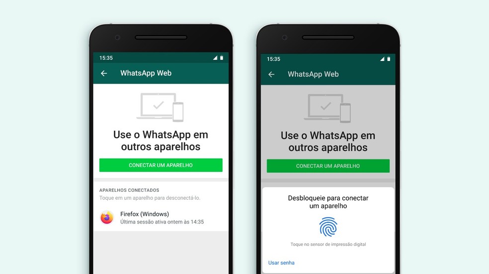 WhatsApp irá solicitar biometria na hora de acessar o app no computador