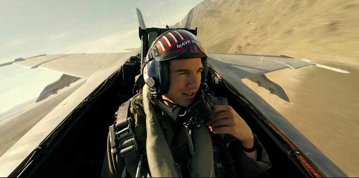Tom Cruise em 'Top Gun: Maverick' | CRÉDITO: PARAMOUNT PICTURES